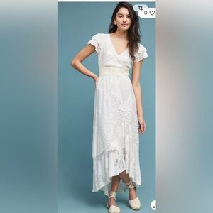 NWT Farm Rio size XL Gerty  maxi dress in off white